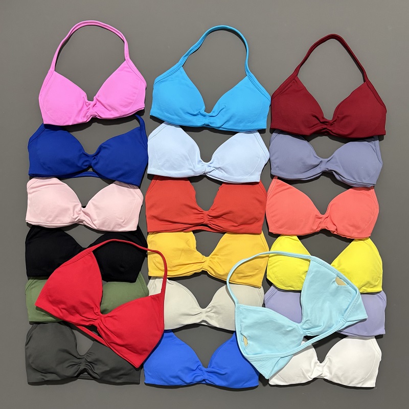 Pilates Yoga Wear - 스포츠 스트래피 브라 요가 언더웨어 여성용
