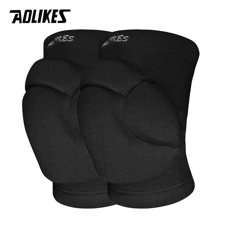 Pilates Yoga Knee Pads - AOLIKES 1 쌍 스포츠 두꺼운 무릎
