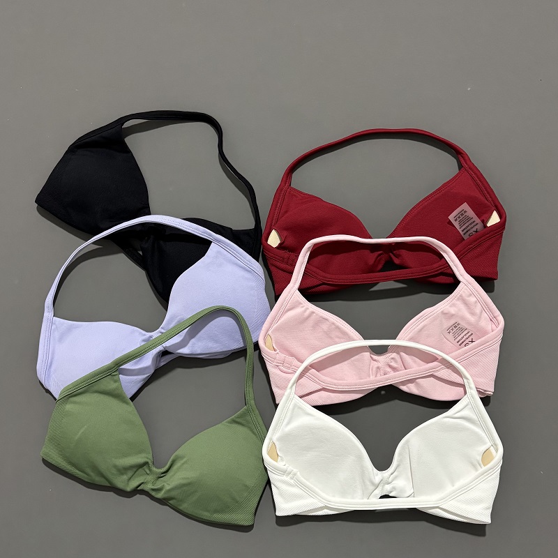 스포츠 스트래피 브라 요가 언더웨어 여성용 짐 탑 러닝 - Pilates Yoga Wear 리뷰 및 가격