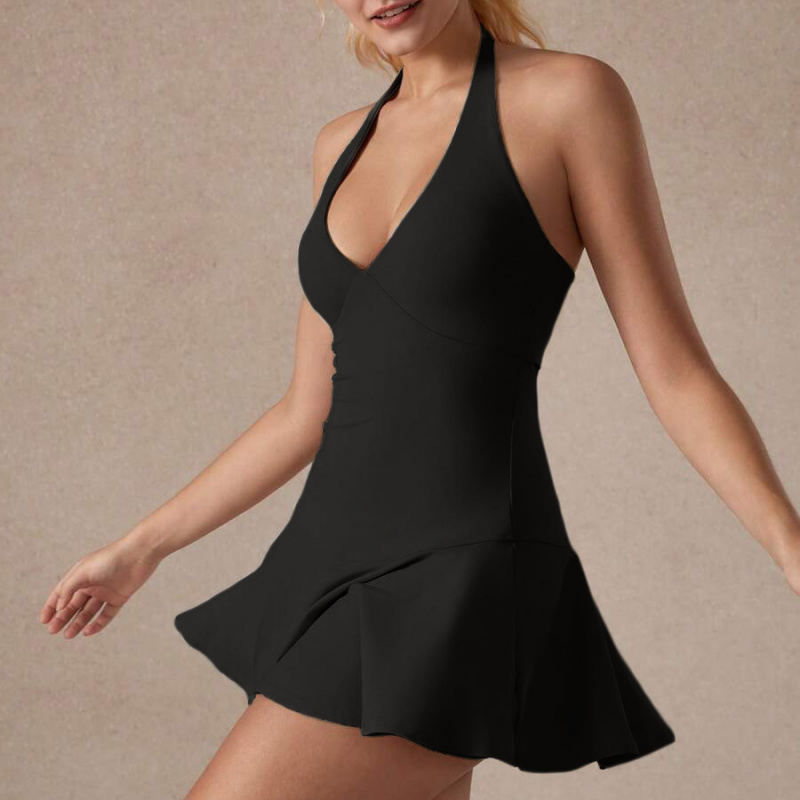 패드 내장 홀터넥 탱크탑 테니스 미니스커트 노출방지 야 - Pilates Yoga Knee Pads 리뷰 및 가격