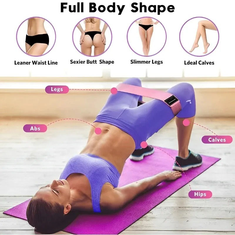 3개 세트 패브릭 저항 힙 부티 밴드, 엉덩이 허벅지  - Pilates Yoga Reformer 리뷰 및 가격