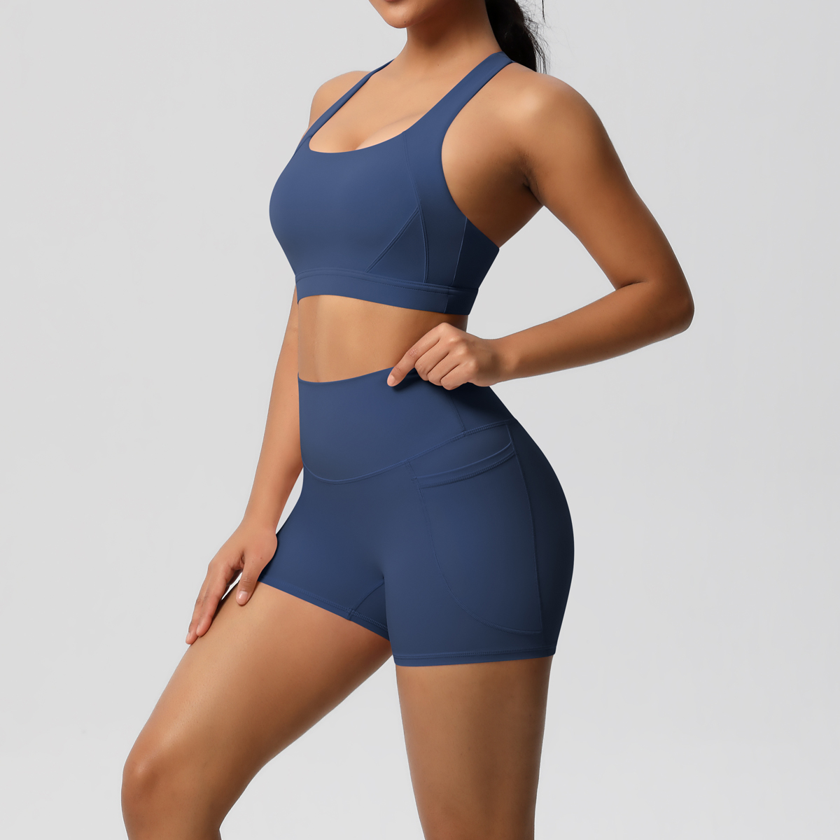 포켓 요가 세트와 2PCS 운동복 체육관 의류 요가 정 - Pilates Yoga Wear 리뷰 및 가격